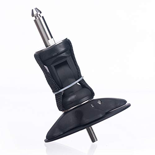CBBBBAY Windsurf Mast Base Heavy Duty Universal Windsurfing Black 360 Degree Swivel Adjustable Tendon Joint Foot Plate Hardware Accessories Foldable Board One-Bolt Baseplate Durable (17)
