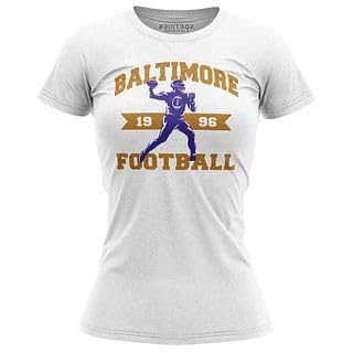 Baltimore Football 1996 Shirt for Women, Baltimore Football Shirt, Crewneck Top White