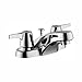 Glacier Bay Aragon 4 in. Centerset 2-Handle Low-Arc Bathroom Faucet with Pop-Up Drain in Chrome