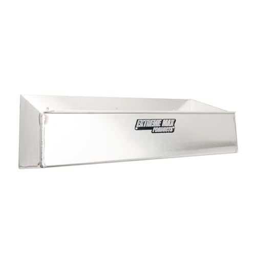 Extreme Max 5001.6208 Aluminum 6-Quart Liquids Storage Shelf for Race Trailer Garage Shop Enclosed Trailer Toy Hauler - Holds Six 1-Quart (32 oz.) Bottles