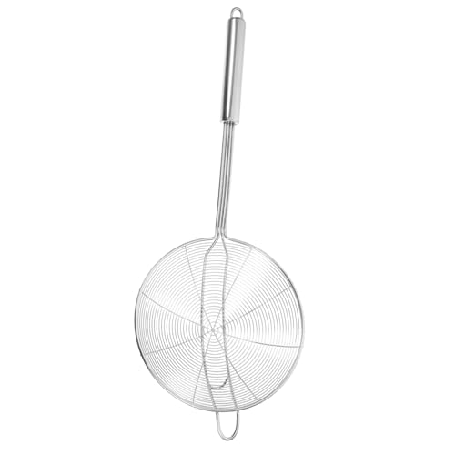 INOOMP Colino Cinese in Acciaio Resistente Mestolo Per Servire Cibo Scolapasta Per Pentole Calde Cucchiaio Per Schiumare Diametro Utilizzabile Per Pasta Verdure Frittura e Hot Pot
