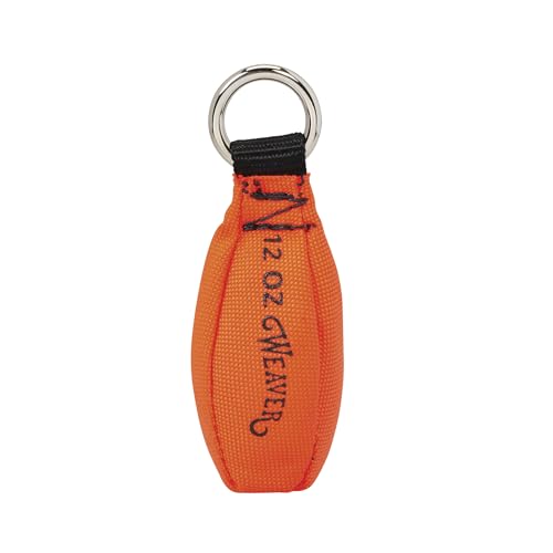 Image of Weaver Arborist Throw Weight for Tree Climbing and Rope Setup | Designed with a Latex Pouch, 7 /8 inch Nickel-Plated Ring, Supports Accurate Limb Placement and Line Attachment