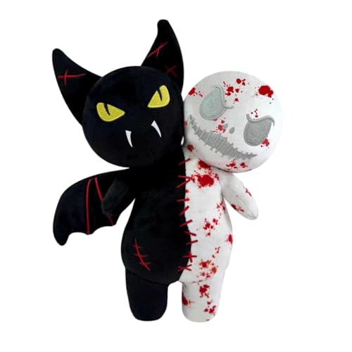 Tabiaprd Spooktacular Reversible Glow Plush Vampire & Ghost Buddy 9.8' Ultra-Soft Halloween Stuffed Animal Scary Plushies for Decor, Gifts & Movie...
