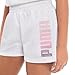 PUMA Youth Girl's 2 Pack All Day Comfort Shorts (US, Alpha, X-Small, Regular, Black/Grey)