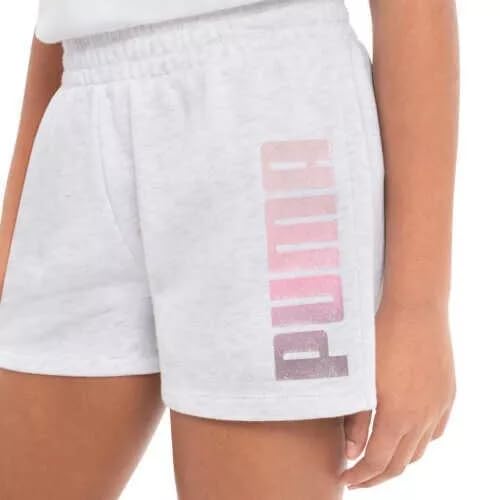 PUMA Youth Girl's 2 Pack All Day Comfort Shorts (US, Alpha, X-Small, Regular, Black/Grey)2