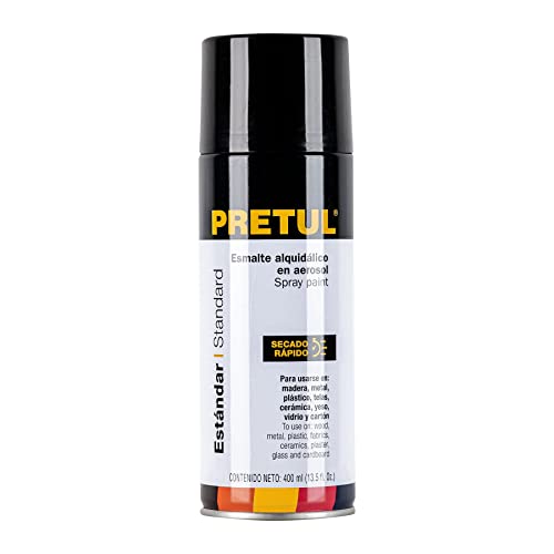 Recopilación y reviews de Satinadora más recomendados. 28 Pretul PA-NS-P, Pintura en aerosol, negro satín