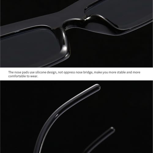 Lunettes de soleil œil de chat aux verres dégradés et rivets rétro - 4