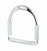 Cottage Craft Flexi Stirrup with Treads - Black, 11.5 cm