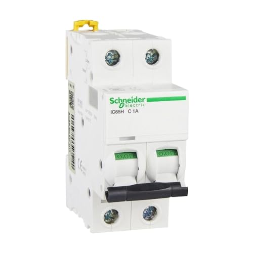 Disjoncteur de protection contre les fuites mini IC65H 2P 400VAC pour tableau électrique