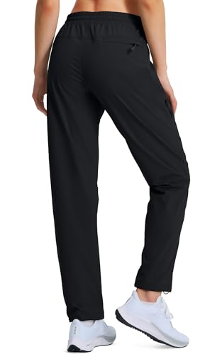 Women's Hiking Pants Quick Dry Lightweight Cargo Pants UPF 50 Water Resistant Zipper Pockets for Golf Travel Work Camping3