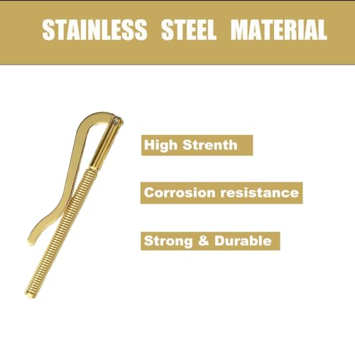 Spring Money Clip Insert Bar Replacement 5pcs Non Deformation Spring Clip Tool for Slim Wallet Bifold Leather Wallet2