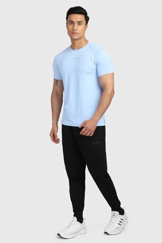 Image of FUAARK Men's Round Neck Slim Fit Gym Sports T-Shirt
