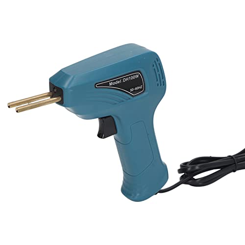 Plastic Welder Plastic Welding Kit, Plastic Welding Kit Plastic Welder, Hot Stapler Kit, Plastic Weld Guns for Car Bumper Kayak Plastic Product, Lamp Holders, Radiators, (Cyan)