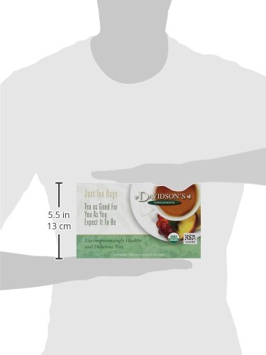 The Gunpowder Green tea from Davidson's Organics is made from organic green tea leaves that are carefully harvested and processed to preserve their unique flavor and aroma. The 100-count package of unwrapped tea bags is convenient for those who prefer the ease of using tea bags for brewing their tea. Each tea bag is filled with loose leaf tea, allowing for a more flavorful and robust cup of tea compared to traditional paper tea bags.