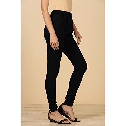 Image of in. fuse by Shoppers Stop Fitted Full Length Cotton Lycra Women's Churidar