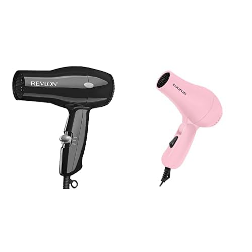 Revlon. Secador turbo Rvdr5034 1875 W 2 velocidades negro + JULIET Taurus Secadora Plegable Ecologica Potente con 700 Watts