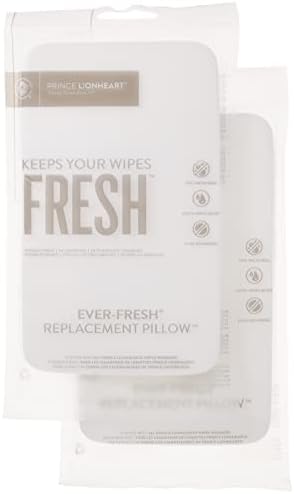 Prince Lionheart Ever-Fresh Replacement Pillows for Ultimate Wipes Warmer