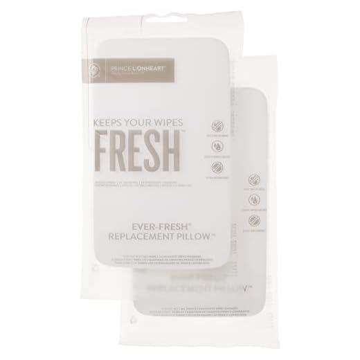 Prince Lionheart Ever-Fresh Replacement Pillows for Ultimate Wipes Warmer, 2 Count