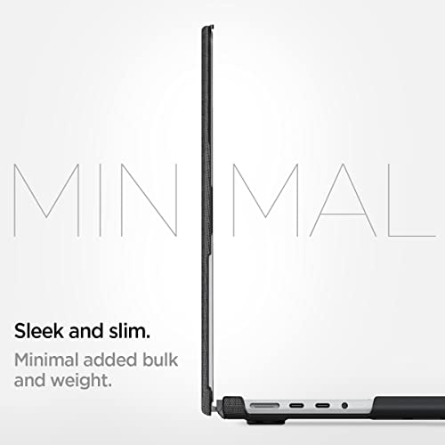 Spigen for MacBook Pro 16 inch case M4 Pro/Max (2024) M3/M2/M1 Pro/Max (2023-2021) A3403 A3186 A2780 A2485, Urban Fit Premium Knit Fabric Case, Black