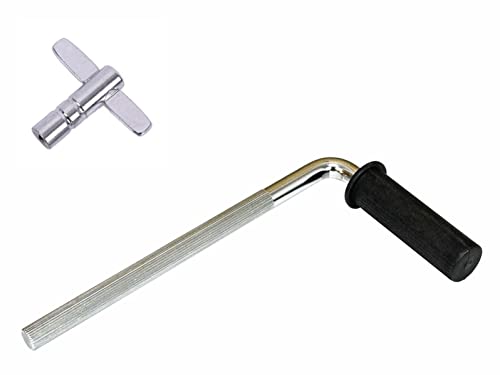 Alesis L-Rod Electronic Drum Pad Support Arm for clamps and Silverline Audio Drum Key Bundle 212010074-A