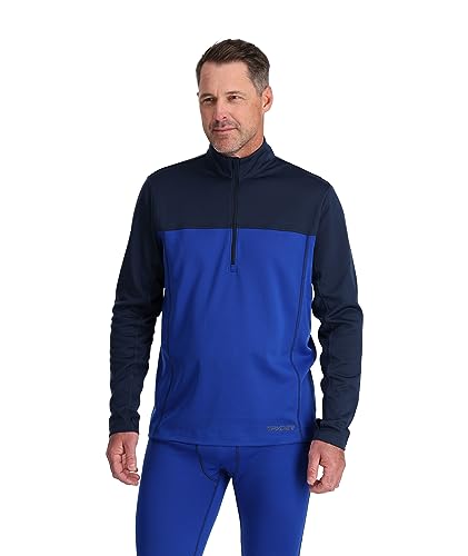 T-shirt de randonnée Spyder Chargeur 1/2 zip pour homme actif