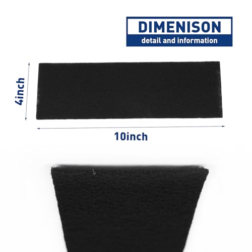 4" x 10” Activated Carbon Air Vent Filters for Home Floor Vent Filters, Charcoal Vent Filter, AC Vent Filter, Floor Register Filters, Home Vent Filters Register, Dust Control Home (20Pcs)
