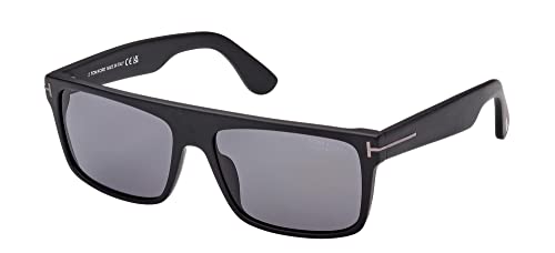 Tom Ford PHILIPPE-02 FT 0999-N Matte Black/Smoke 58/16/145 unisex Sunglasses