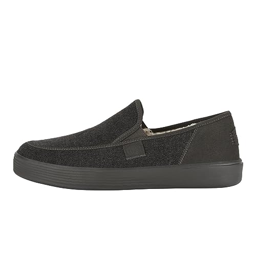 HEYDUDE Sunapee M Warmth Black Size M14 | Men's Shoes | Men's Slip On Sneakers | Comfortable & Light-Weight