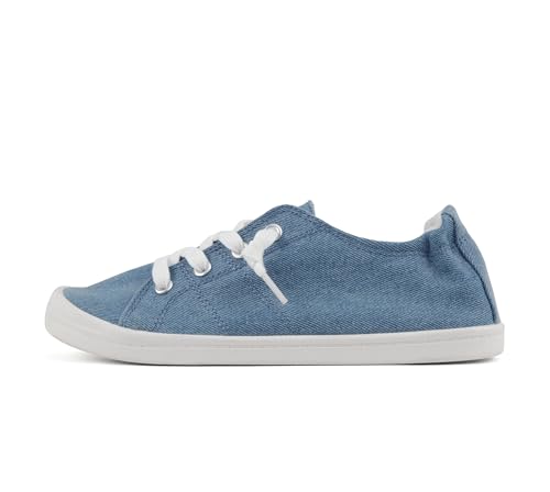 Image of Soda Flat Women Shoes Linen Canvas Slip On Sneakers Lace Up Style Loafers Zig-S