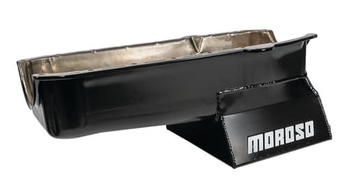 Image of Moroso 20200 8.25 inch Oil Pan for Chevy Small-Block Engines with Passenger-Side Dipstick
