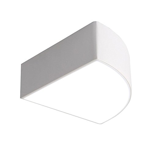 Plafonnier LED moderne blanc contre le manque de clarté en chambre