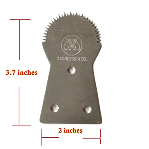 Dolphin Coconut Grater Scraper Shredder Teeth Stainless Steel Kitchen Tool 1 Piece with 3 Screws