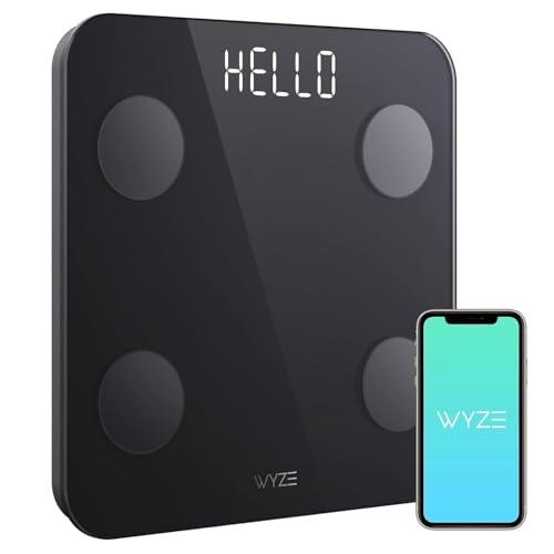 Wyze Smart Scale S Black | Body Composition Analyzer; Bmi Body Fat Muscle Mass; Heart Rate Monitor; People Baby Pet Modes - image 1