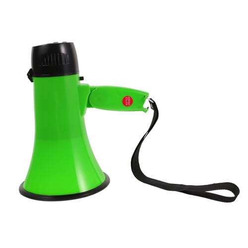 OHPHCALL Portable 25w Megaphone Speaker Mini Horn with 240s Recording Ideal for Football Cheer Security Public Lightweight