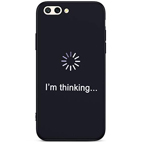 JCKHM Compatible with Huawei Honor 10 Silicone Case Cover Fashion Matte TPU Silicone Soft Cover Protective Cover imthinking