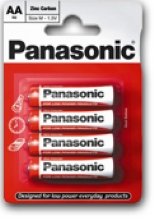 Ukdapper - Panasonic R6RZ/4BP Standard Zinc AA Size Bulk Batteries (1 Box 12 Card)