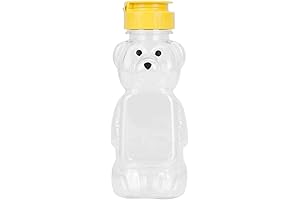 8 Oz Plastic Bear Honey Bottle Jars