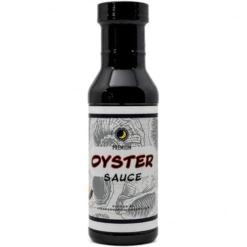 Oyster Sauce - Premium Asian Stir Fry Sauce 12 oz - Authentic Chinese Cooking Sauce for Noodles, Vegetables, Beef - Umami Rich Oyster Extract - June Moon Spice Company