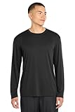 Sport-Tek Men's Long Sleeve PosiCharge Competitor Tee L Black