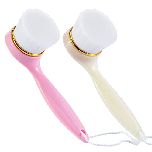 Beomeen 2 Pack Soft Bristle Facial Cleansing Brush for Deep