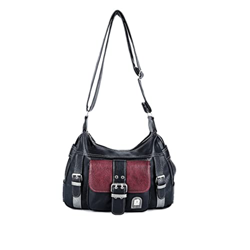 XPONNI Y2K Purse Leather Crossbody Bag - Women's Y2K Aesthetic Accessory