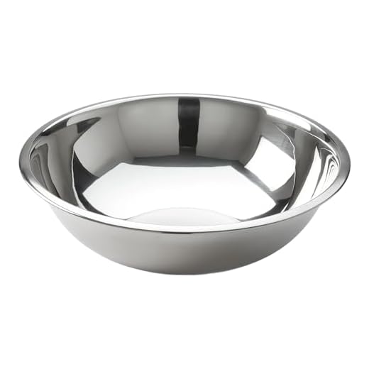 American Metalcraft 16" Stainless Steel Mixing Bowl - 13-Quart Durable Metal Bowls for Mixing, Large Stainless Steel Bowl