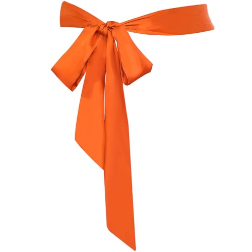 obmwang Women's Wedding Sash Belt Ribbon Satin Scarf Waist Belts for Special Occasion Dress Bridal Sash Belt 1.96'' Wide