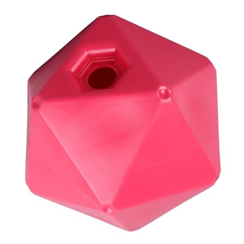 HELEVIA Pferde-Leckerli-Ball, Lustiger Polygon-Heuball mit Langsamer Fütterung, Pferdespielspielzeug, Ball-Futterspender Pferdejagd und Herdenhaltung