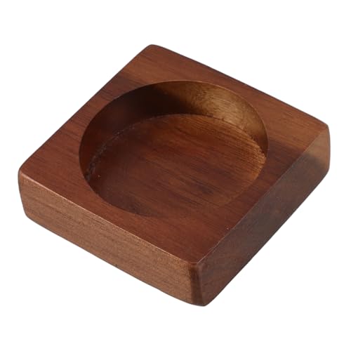 MUCKLILY Holzsockel Für Kaffee Und Pfeffermühle Aufbewahrungstabletts Für Salz Und Pfeffermühlen Rutschfeste Basis Für Mühle Tablett Für Gewürze Holzhalter Für Küche Und Zuhause