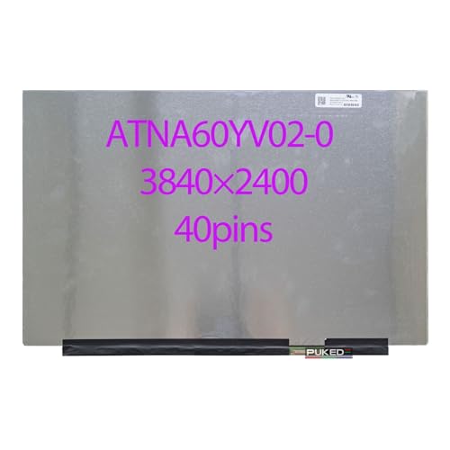 Image of 16.0 inchInch AM-OLED Laptop LCD Screen ATNA60YV02-0 ATNA60YV02 No Touch 3840x2400 40pin