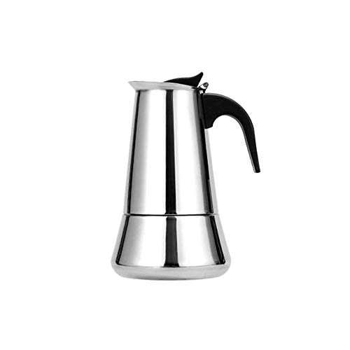 Kaffeekessel, Espressokocher aus Edelstahl, Kaffeekanne Espresso Kaffeemaschine Wasserkocher, 100ML / 200ML / 300ML / 450ML / 600ML(2/4/6/9/12
