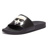 Authorised Stockist Karl Lagerfeld Kondo II Ikonic Sliders UK 3 Black