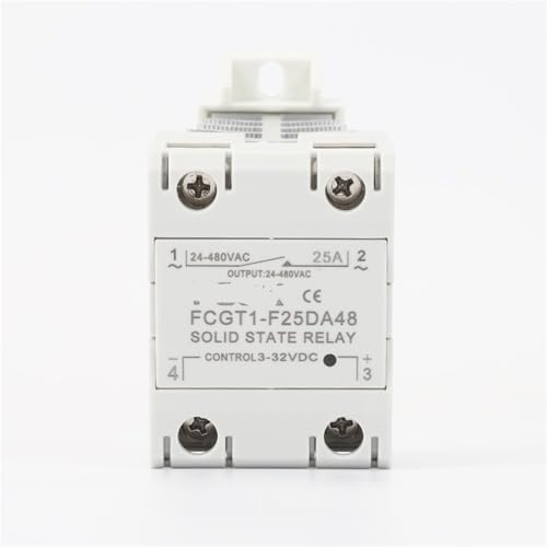 Relé industrial SSR de conmutación silenciosa y alta disipación térmica para riel DIN 7