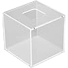 Acryl tissue box dispenser voor cosmeticadoekjes 4,96 x 4,96 x 4,72 inch helder eenvoudig